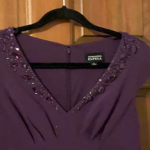 Adrianna Papell Dress..Size 4..Beautiful Amethyst Color..
